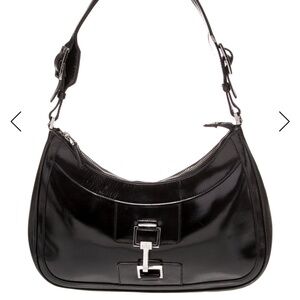 GUCCI Leather Jackie shoulder bag